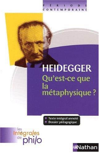 Qu'est-ce que la métaphysique ?