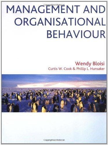 Management and Organisational Behaviour. European Edition