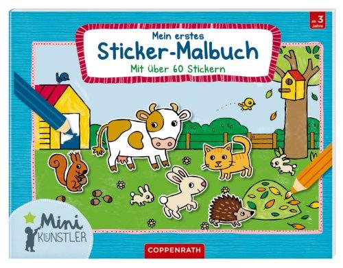 Mein erstes Sticker-Malbuch: Mit über 60 Stickern