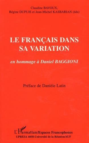 Le français dans sa variation