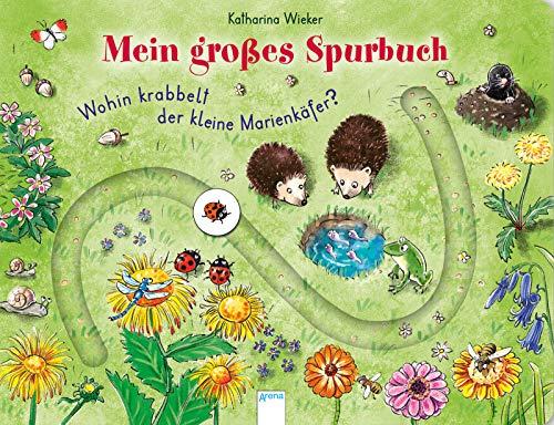 Wohin krabbelt der kleine Marienkäfer?: Mein großes Spurbuch