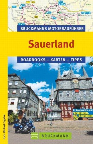 Bruckmanns Motorradführer Sauerland: Roadbooks - Karten - Tipps