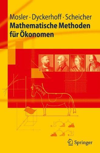 Mathematische Methoden für Ökonomen (Springer-Lehrbuch)