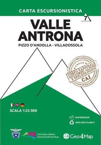 Valle Antrona 1 : 25.000: Pizzo D'Andolla-Villadossola