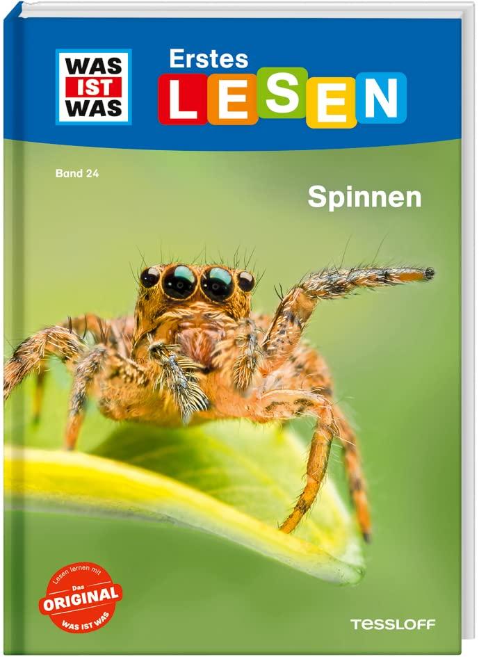 WAS IST WAS Erstes Lesen Band 24. Spinnen / Sachbuch für Erstleser und Leseanfänger / Mit großer Schrift und einfachem Satzbau