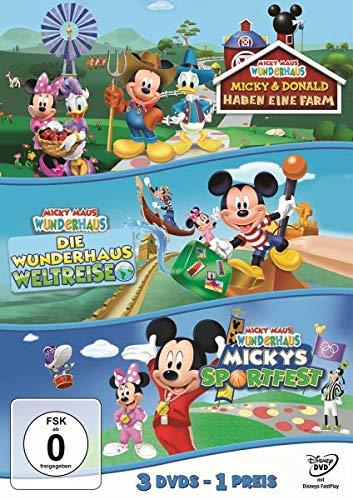 Micky Maus Wunderhaus - Sportfest/Weltreise/Farm (Dreierpack) [3 DVDs]