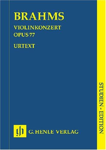 Violinkonzert D-dur op. 77 Studien-Edition