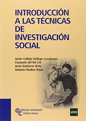 Introducción a las técnicas de investigación social (Manuales)