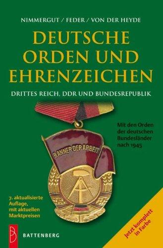 Deutsche Orden und Ehrenzeichen: Drittes Reich, DDR und Bundesrepublik