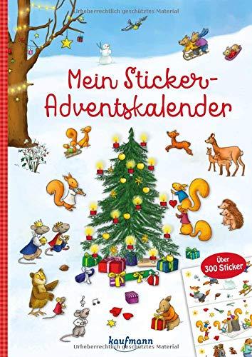 Mein Sticker-Adventskalender: Über 300 Sticker + Stickerheft-Adventskalender (Mein Stickerbuch)