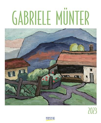 Gabriele Münter 2023: Kunstkalender mit Werken der Künstlerin Gabriele Münter. Großer Wandkalender mit Bildern aus dem Expressionismus. Format: 45,5 x 55 cm