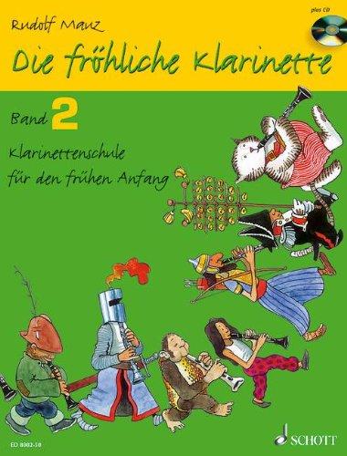 Die fröhliche Klarinette. Band 2. mit CD