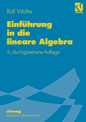 Einführung in die lineare Algebra (German Edition)