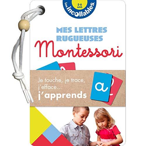 Mes lettres rugueuses Montessori : je touche, je trace, j'efface... j'apprends