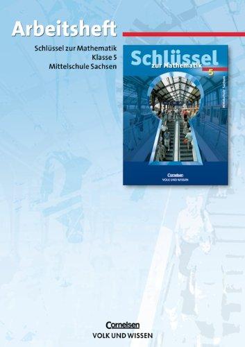 Schlüssel zur Mathematik - Mittelschule Sachsen: 5. Schuljahr - Arbeitsheft