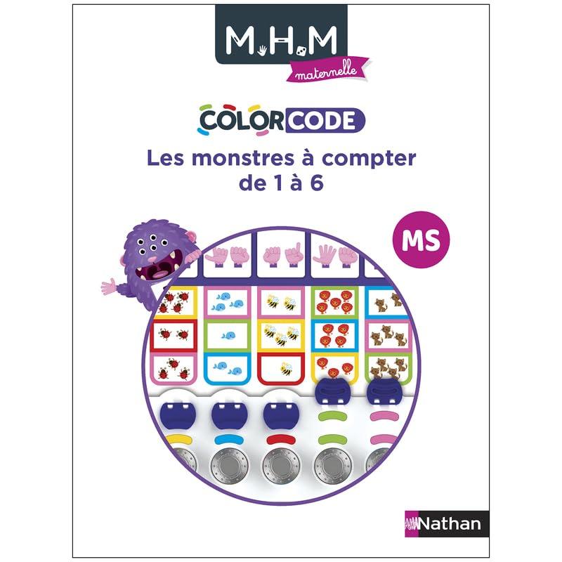 MHM - Maternelle et Colorcode MS - Les monstres à compter de 1 à 6