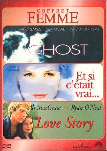 Coffret cadeau Femme 3 DVD : Ghost / Et si c'était vrai / Love story [FR Import]