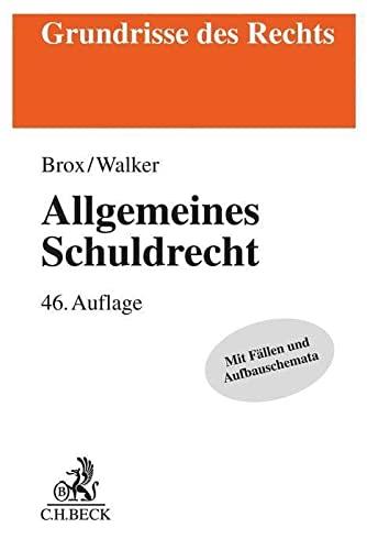 Allgemeines Schuldrecht (Grundrisse des Rechts)