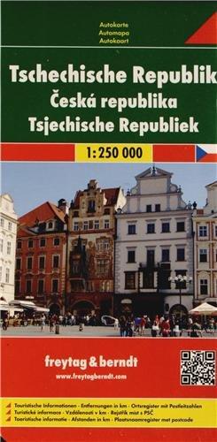 Freytag Berndt Autokarten, Tschechische Republik - Maßstab 1:250 000