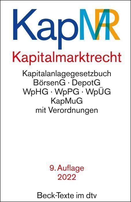 Kapitalmarktrecht: Rechtsstand: 1. Januar 2022