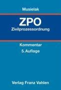 Zivilprozessordnung (ZPO). Mit Gerichtsverfassungsgesetz