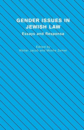 Gender Issues in Jewish Law: Essays and Responsa (Progressive Jewish Studies, 10)