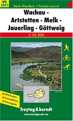 Wachau, Artstetten, Melk, Jauerling, Göttweig 1 : 35 000