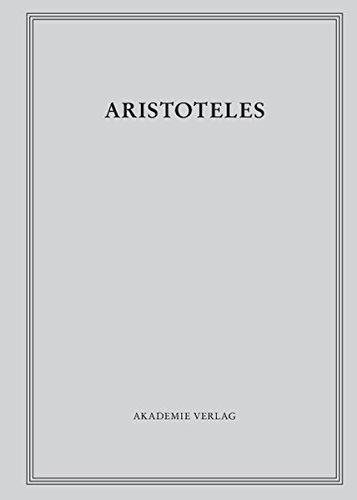 Aristoteles: Über die Seele