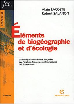 Éléments de biogéographie et d'écologie