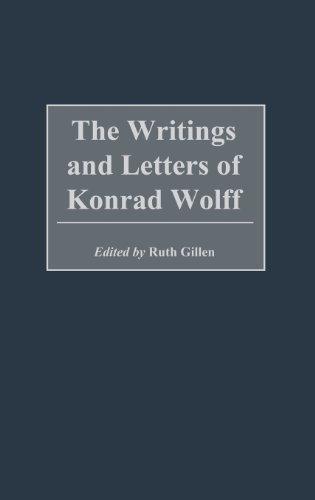 The Writings and Letters of Konrad Wolff (Contributions to the Study of Music and Dance)