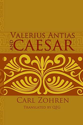 Valerius Antias and Caesar: Dissertation