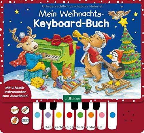 Mein Weihnachts-Keyboard-Buch: Mit vier Musikinstrumenten zum Auswählen!