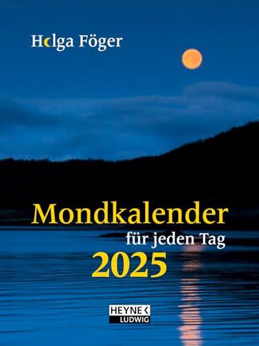 Mondkalender für jeden Tag 2025: Besonders ausführlich – Für alle, die es genau wissen wollen – klein und kompakt – Taschenkalender 10,5 x 14,0 cm