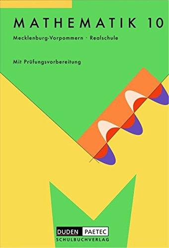 Duden Mathematik - Sekundarstufe I - Mecklenburg-Vorpommern: 10. Schuljahr - Schülerbuch