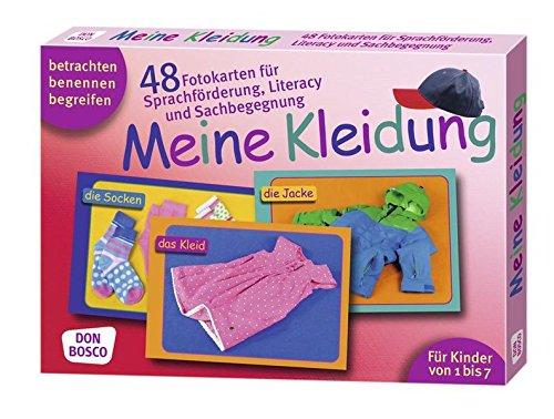 Meine Kleidung: 48 Fotokarten mit Begleitheft. Betrachten. Benennen. Begreifen. Für Kinder von 1 bis 7. (Fotokarten für Sprachförderung und Literacy)