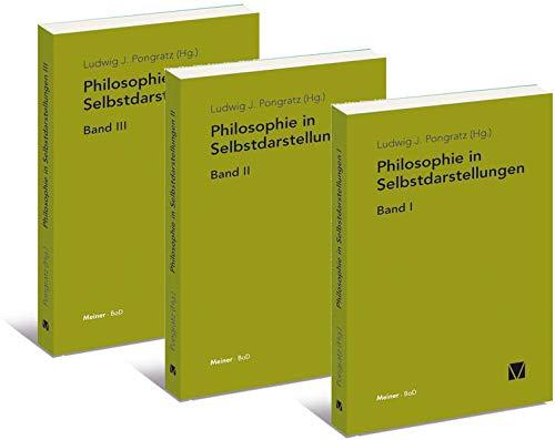 Philosophie in Selbstdarstellungen / Philosophie in Selbstdarstellungen I–III: Mit Beiträgen von: E. Bloch, J. M. Bochenski, A. Dempf, J. Ebbinghaus, ... J. Pieper, H. Plessner, W. Schul: Bände I-III