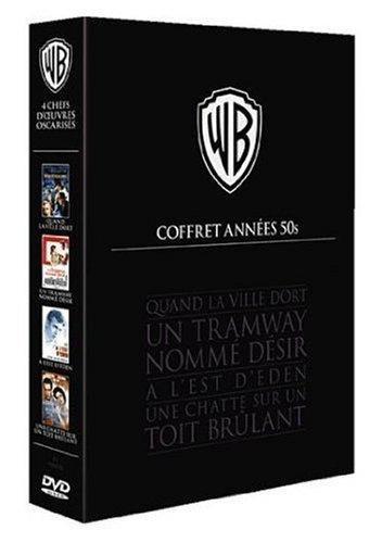 Coffret Warner Brothers Années 50: Quand la ville dort / Un tramway nommé désir / A l'est d'eden / La chatte sur un toit brulant [FR Import]