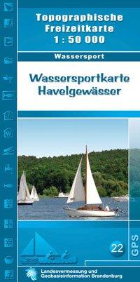 Wassersportkarte Havelgewässer: Topographische Freizeitkarte 1:50000