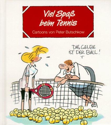 Viel Spaß beim Tennis: Cartoons und Texte