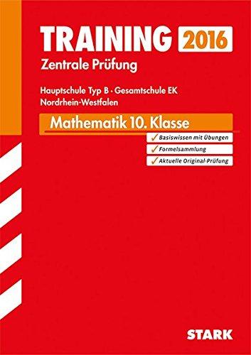 Training Zentrale Prüfung Hauptschule Typ B NRW - Mathematik