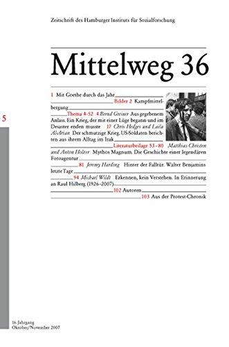 Der Krieg im Irak: Mittelweg 36, Zeitschrift des Hamburger Instituts für Sozialforschung, Heft 5/2007