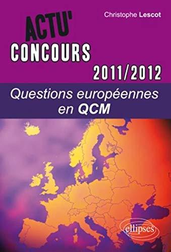 Questions européennes 2011-2012 en QCM