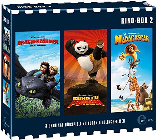 Kino-Box 2 (Drachenzähmen leicht gemacht 1, Kung Fu Panda 1, Madagascar 1)