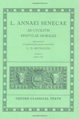 Epistulae Morales 1 (Oxford Classical Texts)