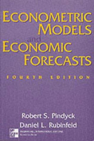 Econometric Models and Economic Forecasts