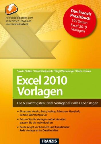 Excel 2010 - Vorlagen