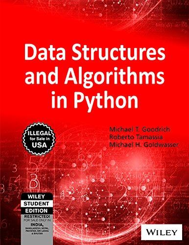 Data Structures and Algorithms in Python