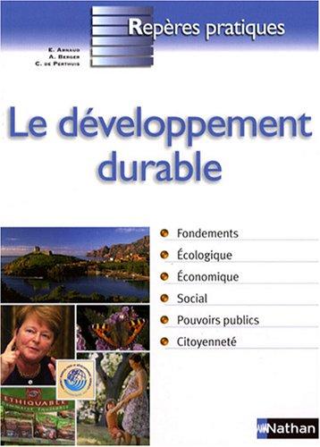 Le développement durable