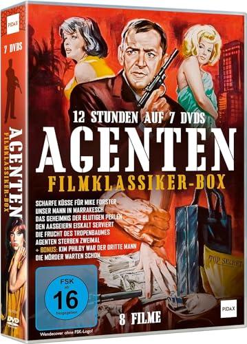 Agenten Filmklassiker Box - 8 fesselnde Agentenfilme mit absoluter Starbesetzung (Pidax Film-Klassiker) [7 DVDs] [Collector's Edition]