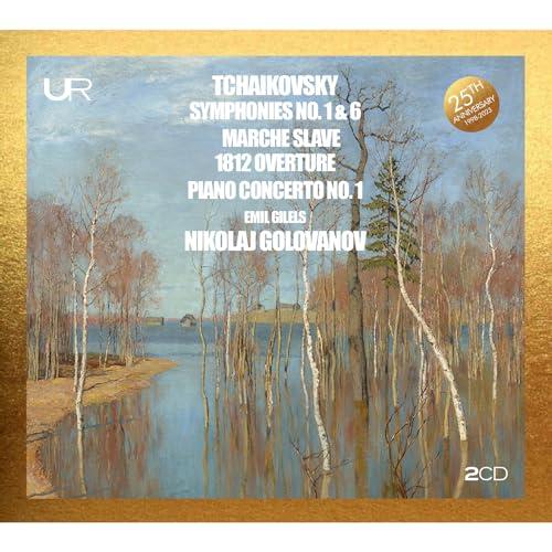 Tchaikovski : Symphonies n° 1 et 6 - Œuvres orchestrales - Concerto pour piano n° 1. Gilels, Golovanov.